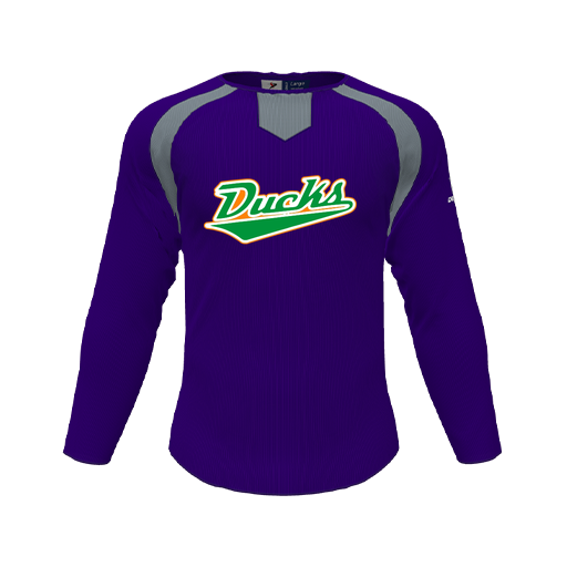 [CUS-DFW-PULL-FLC-CNK-LSL-PUR-YS-LOGO1] Pullover (Youth S, Purple, Logo 1)