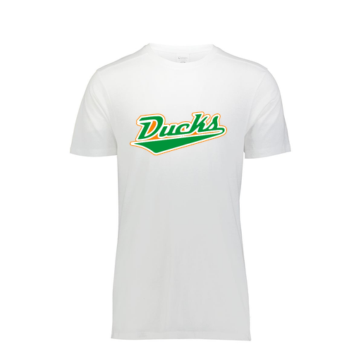 [FTSCUBWH-AS-LOGO1] Decker Men's Tri-Blend T-Shirt - Short Sleeve (Adult S, White, Logo 1)