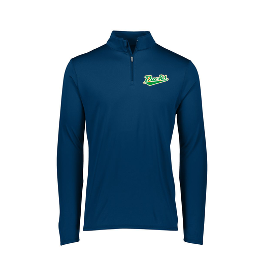 [FTLQFLNV-FAXS-LOGO1] Decker Women's Flex-Lite 1/4 Zip Shirt (Female Adult XS, Navy, Logo 1)