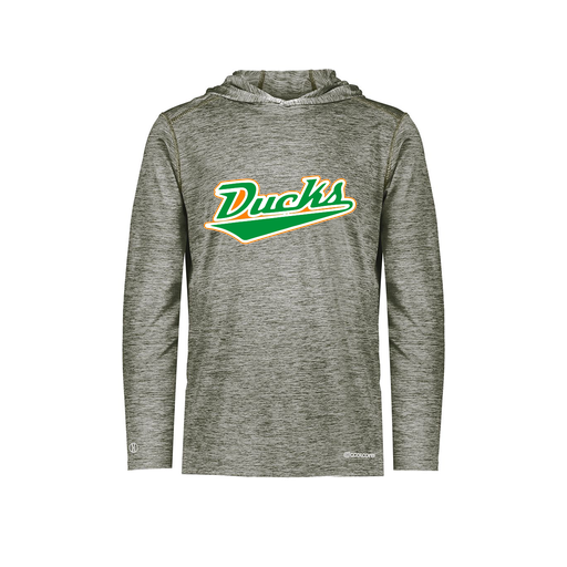 [FOLHCGGY-AS-LOGO1] Decker Men's Charge Hoodie (Adult S, Gray, Logo 1)