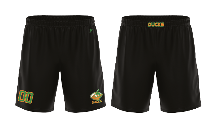 Old School Ducks 12U - Black Shorts